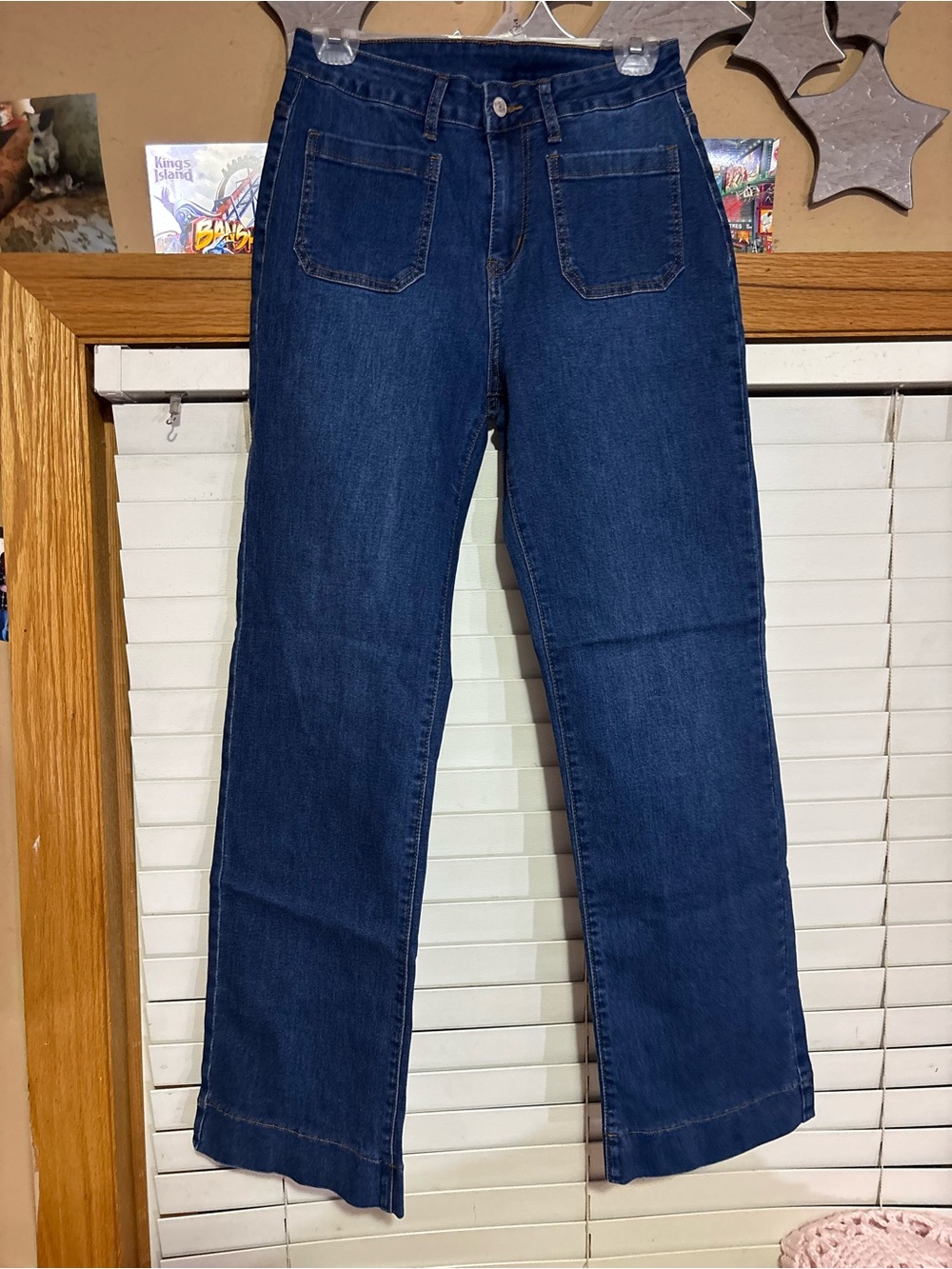 NWOT Kunmi Wide Leg Blue Jeans